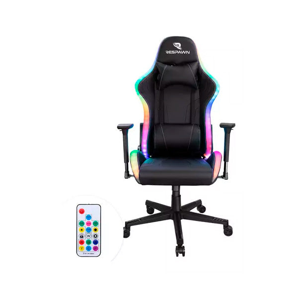 Silla Gamer Respawn 700 Rgb Negra Reclinable 2.0 Pro