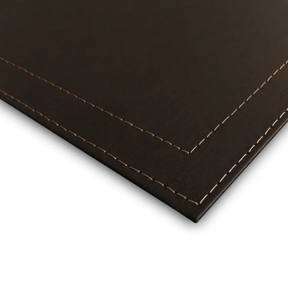 Set Individuales / Dark Brown Leather