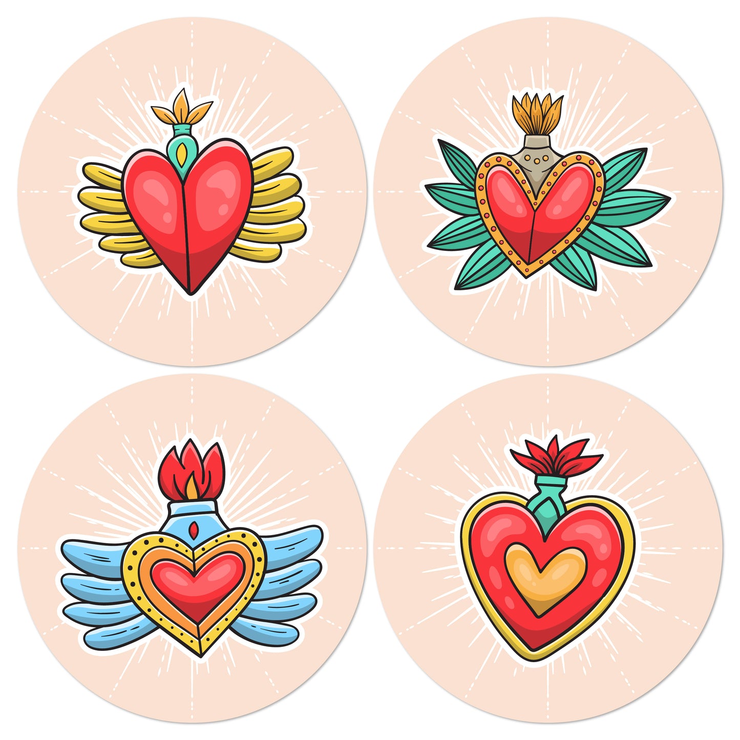 Set Individuales / Sacred Heart