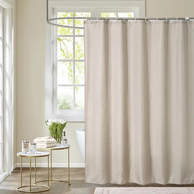 Cortina Baño Beige