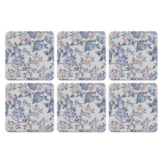 Set Posavasos / Floral Blue