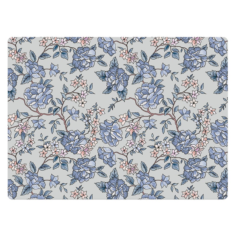 Set Individuales / Floral Blue