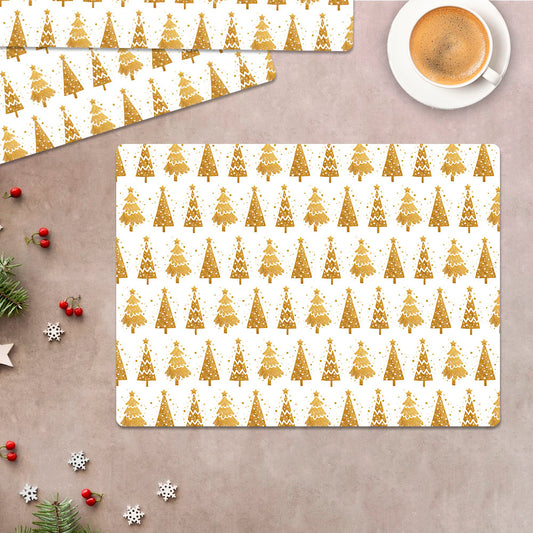 Set Individuales / Xmas Tree Gold