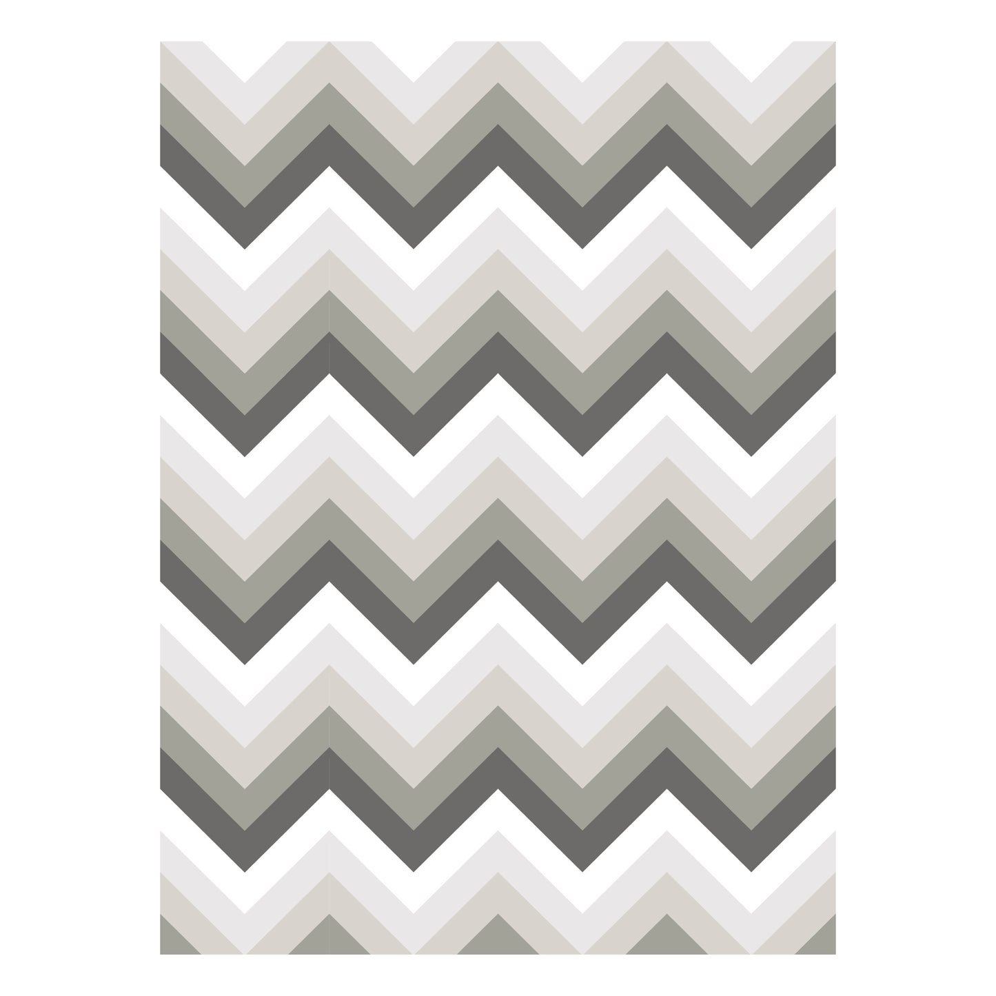 Alfombra Vinílica / Zig Zag Rattan Grey