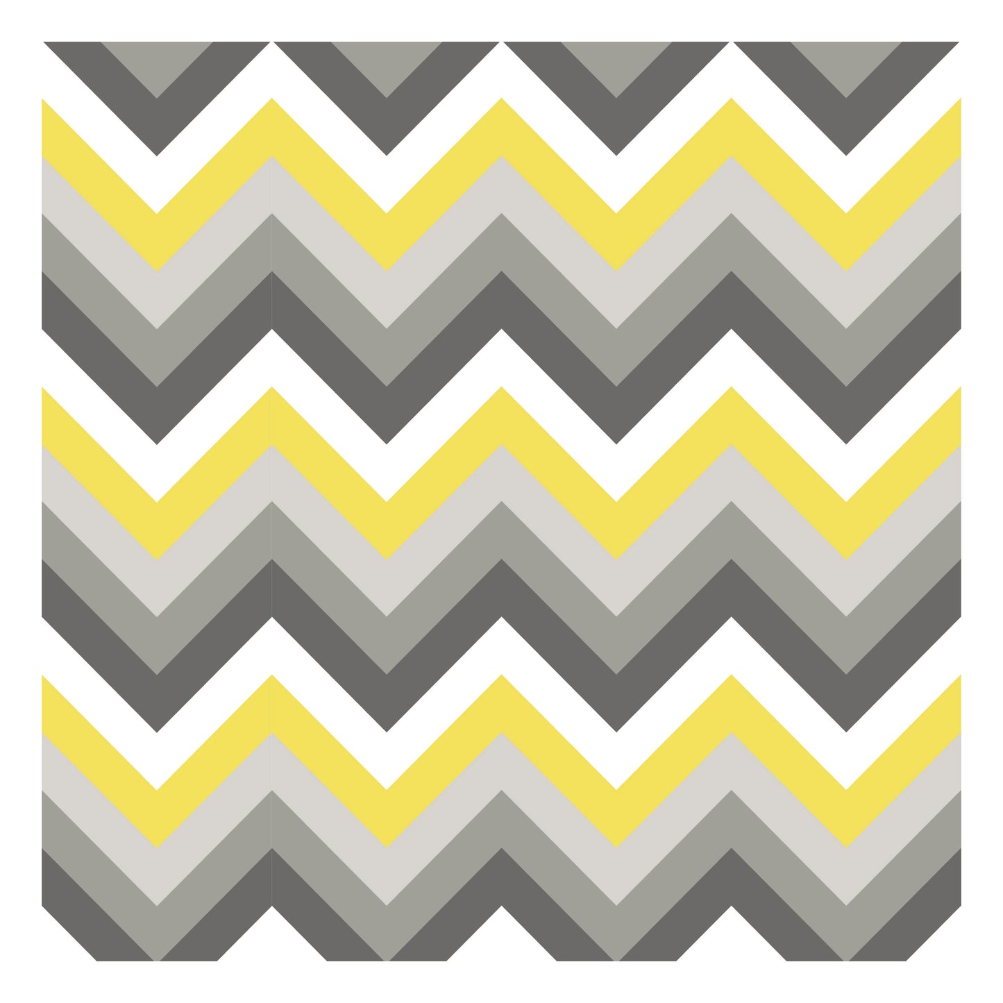 Alfombra Vinílica / Zig Zag Rattan Yellow Grey