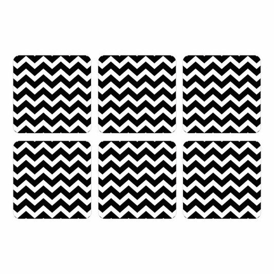 Set Posavasos / ZigZag B&W