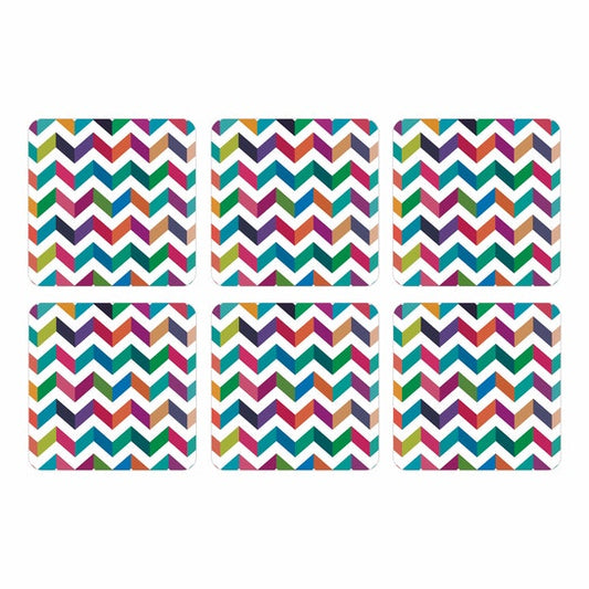 Set Posavasos / Candy ZigZag