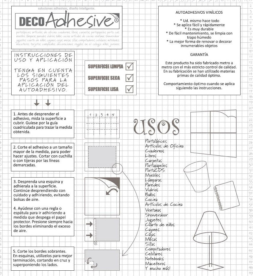 Pack 3 Rollos Vinílo Adhesivo / Transparente Arena / 29106